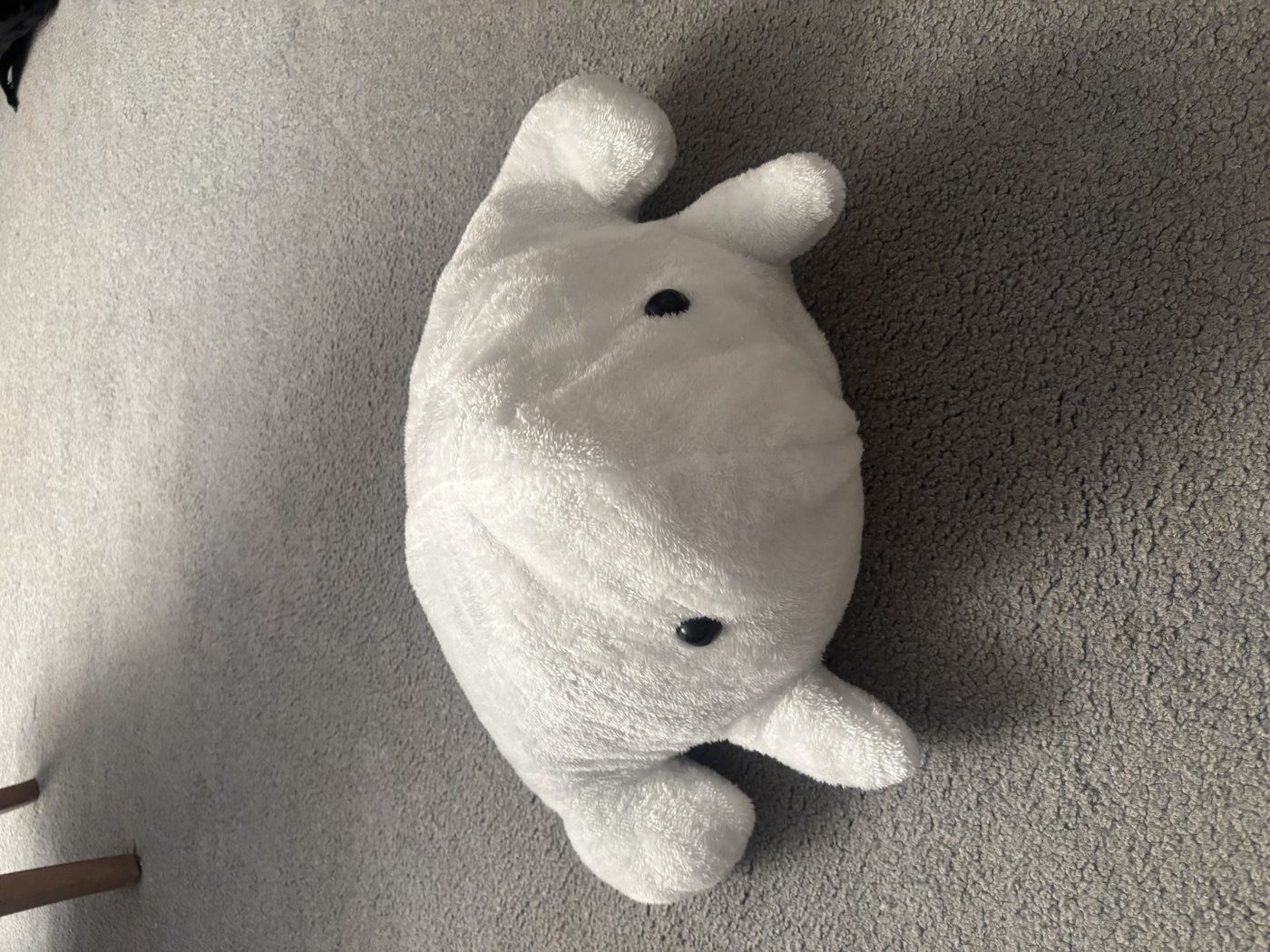 white plushie